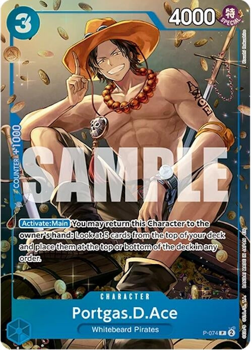 Portgas.D.Ace (Tin Pack Set Vol. 2) (P-074) (OP-PR)