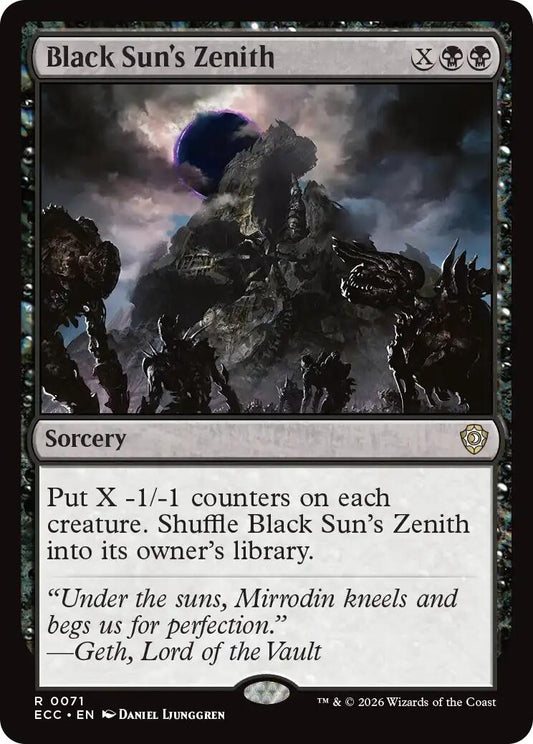 Black Sun's Zenith (71) (ECC)