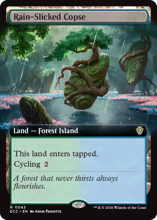 Rain-Slicked Copse (Extended Art) (43) (ECC)