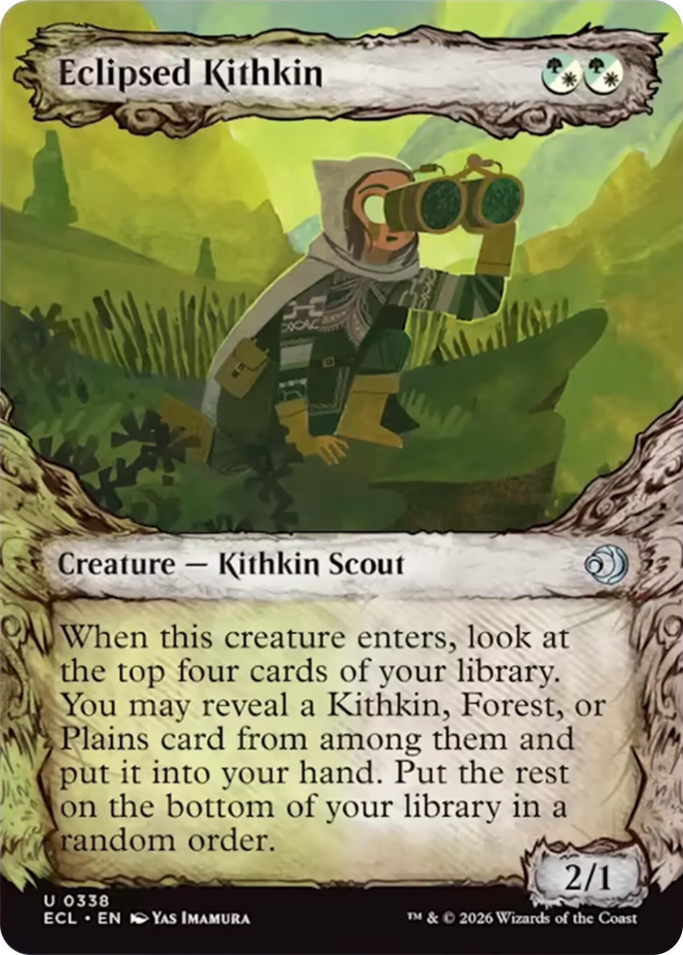 Eclipsed Kithkin (Showcase) (338) (ECL)