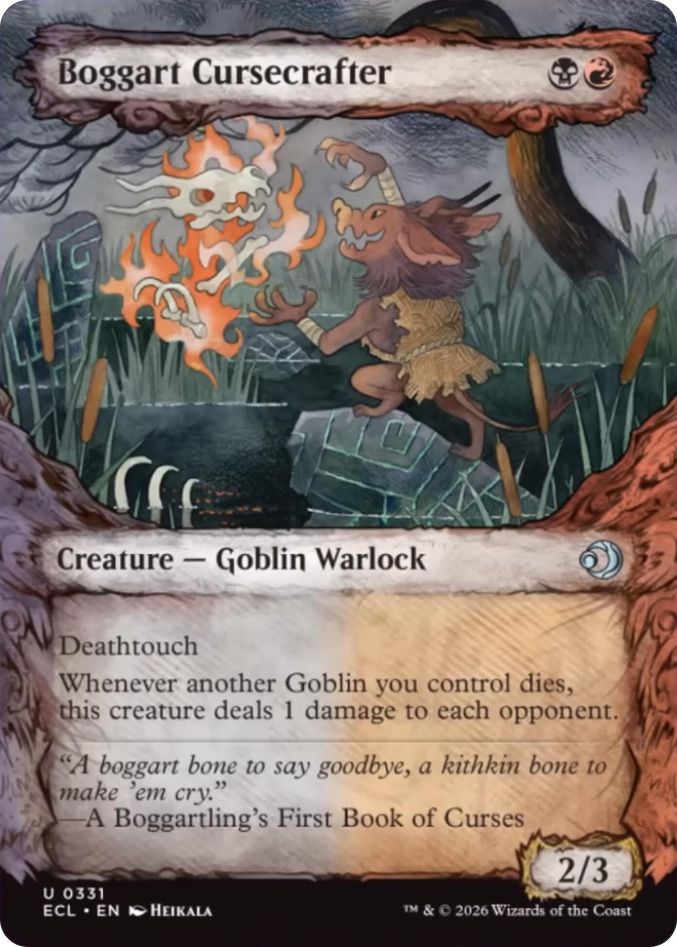 Boggart Cursecrafter (Showcase) (331) (ECL)
