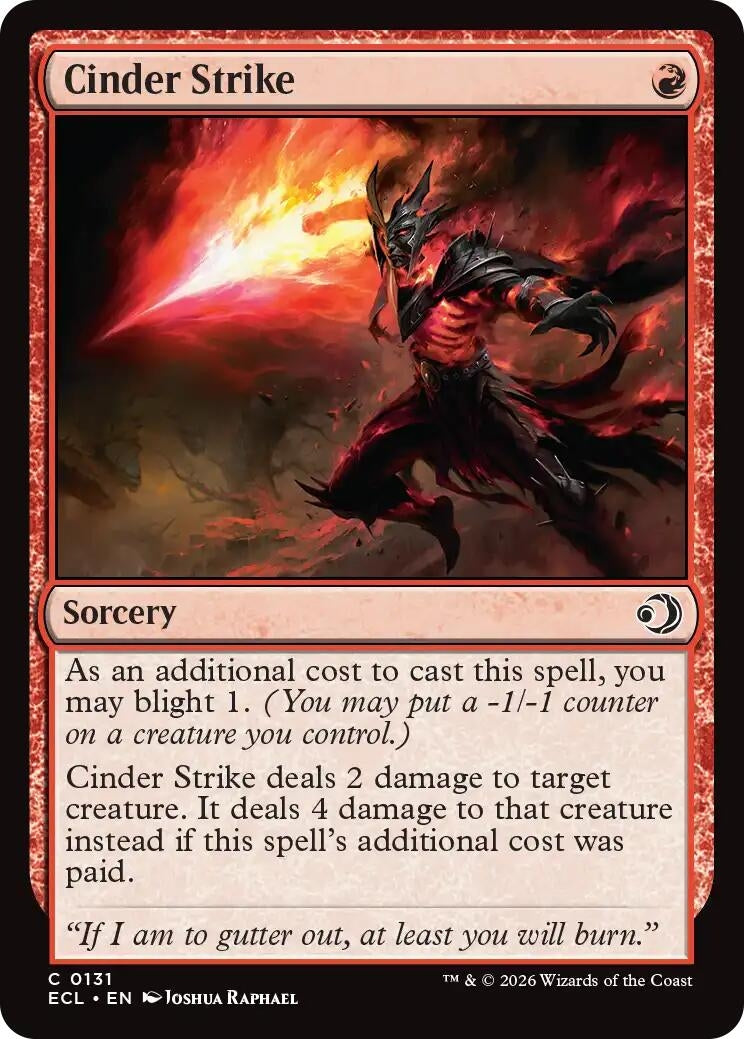 Cinder Strike (131) (ECL)