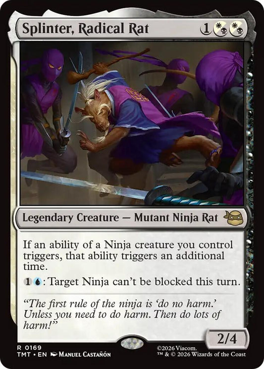Splinter, Radical Rat (169) (TMT)