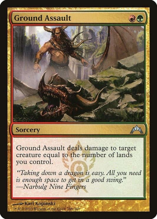 Ground Assault (168) (GTC)