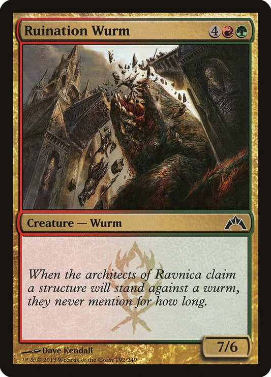 Ruination Wurm (192) (GTC)