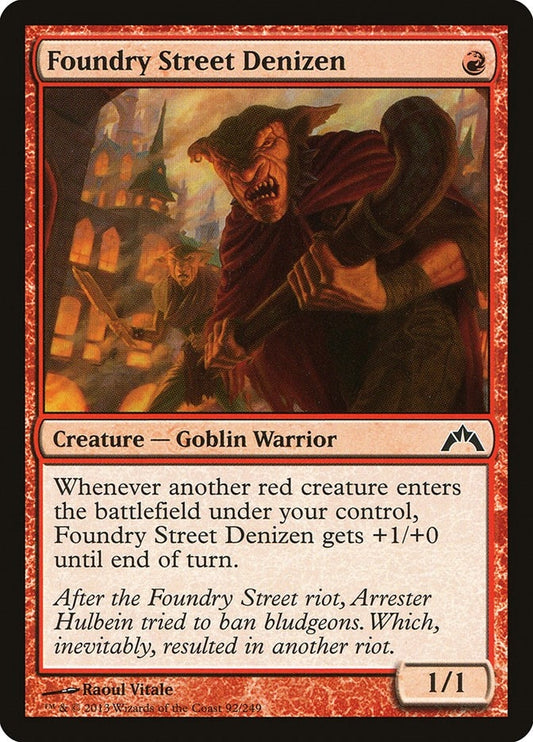 Foundry Street Denizen (92) (GTC)