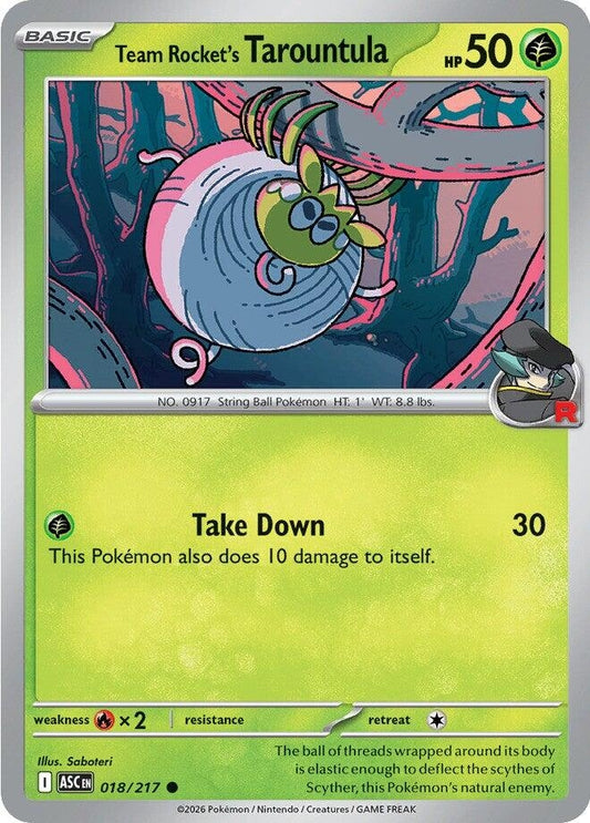 Team Rocket's Tarountula (018/217) (ASC)