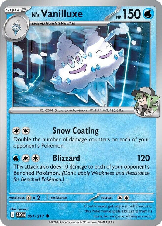 N's Vanilluxe (051/217) (ASC)