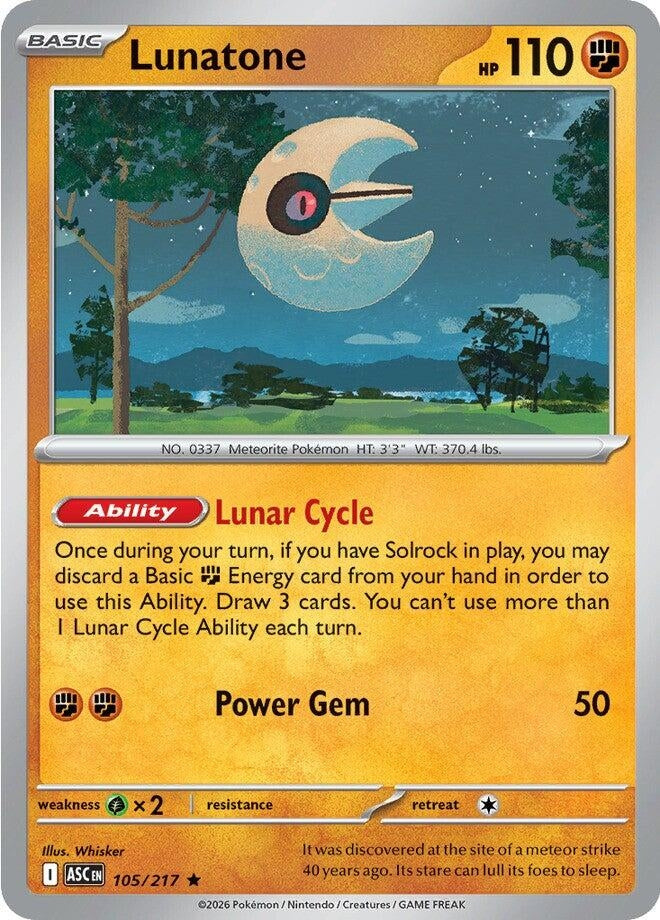 Lunatone (105/217) (ASC)