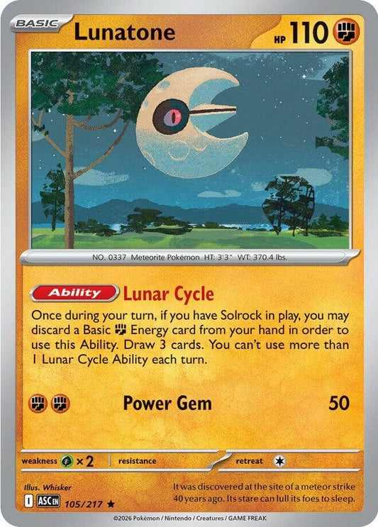 Lunatone (105/217) (ASC)