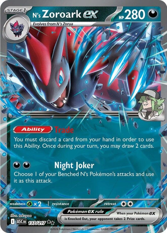N's Zoroark ex (137/217) (ASC)