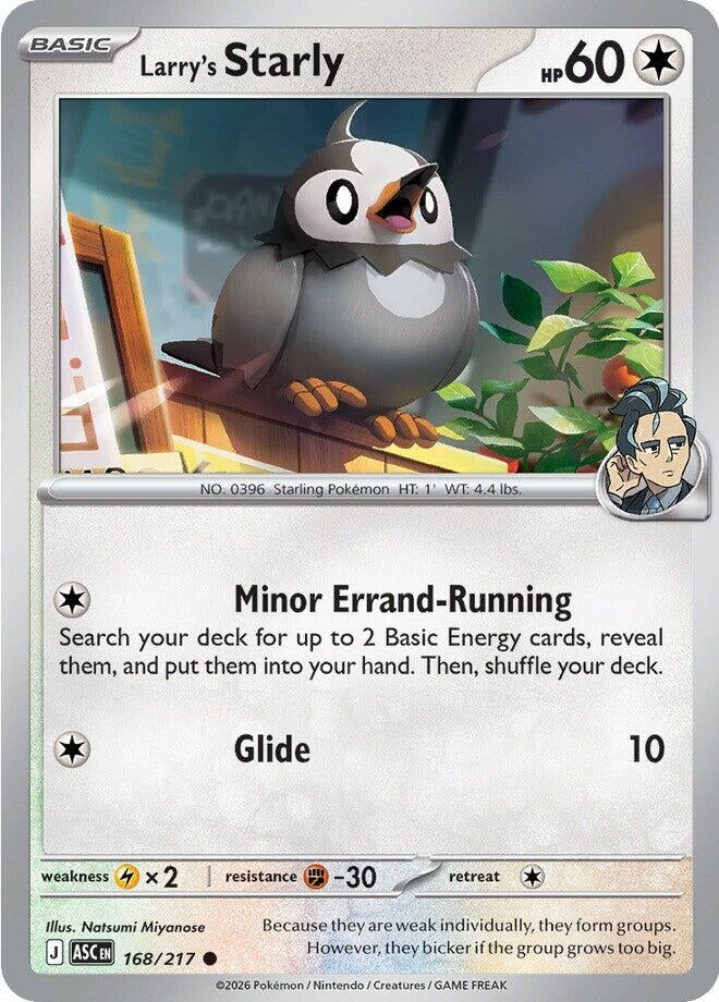 Larry's Starly (168/217) (ASC)