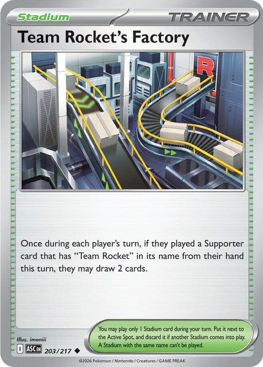 Team Rocket's Factory (203/217) (ASC)