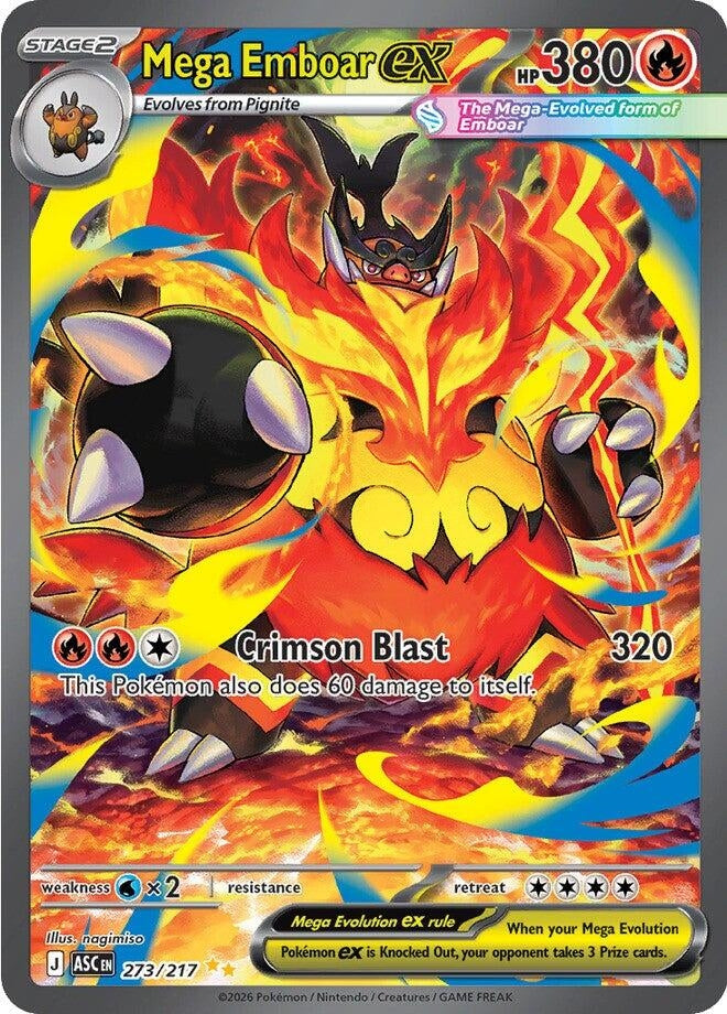 Mega Emboar ex (273/217) (ASC)