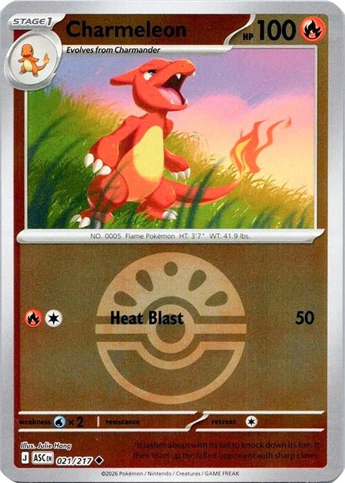 Charmeleon (Friend Ball) (021/217) (ASC)