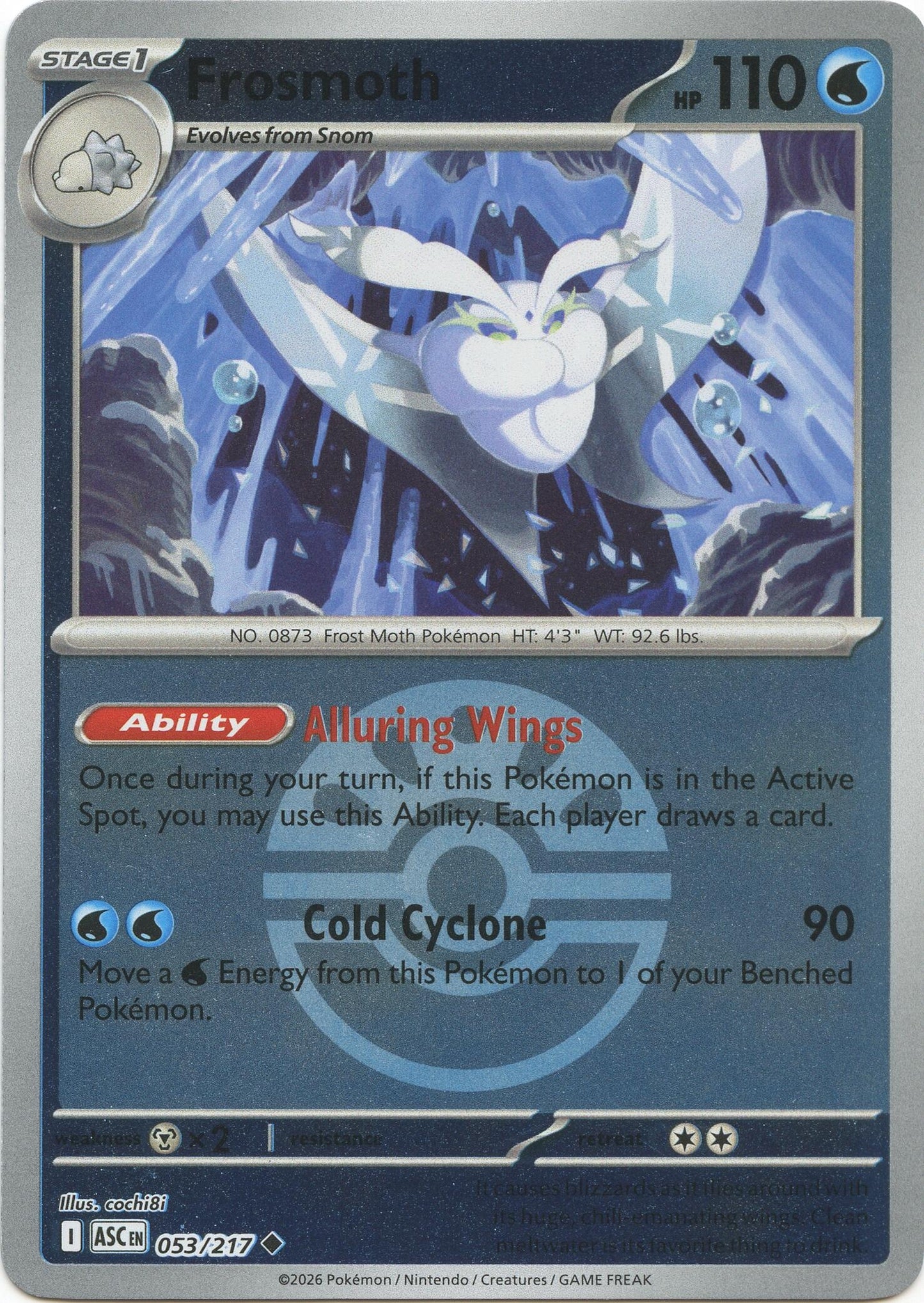 Frosmoth (Friend Ball) (053/217) (ASC)
