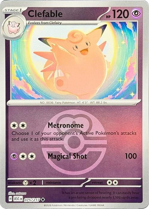 Clefable (Love Ball) (075/217) (ASC)