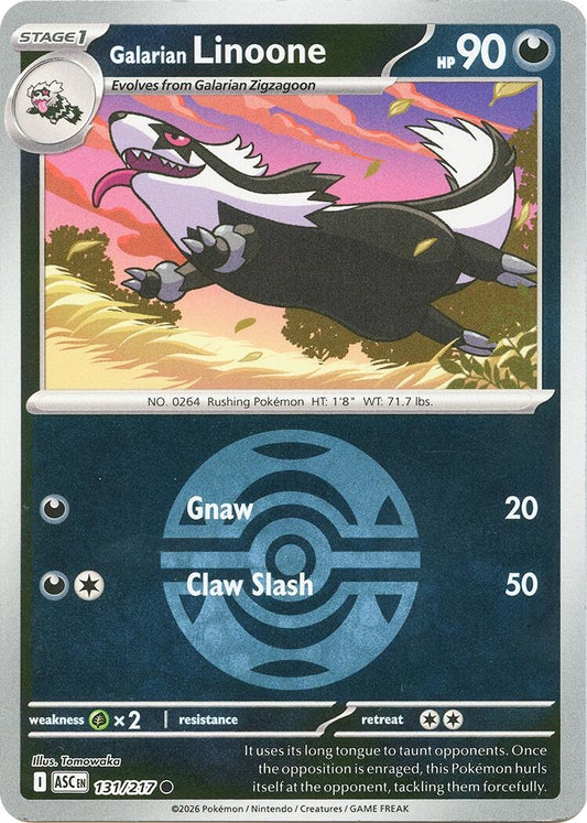 Galarian Linoone (Dusk Ball) (131/217) (ASC)