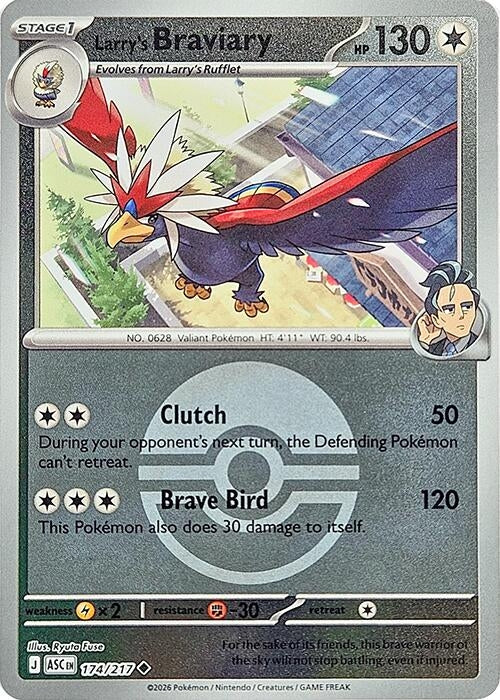 Larry's Braviary (Poke Ball) (174/217) (ASC)