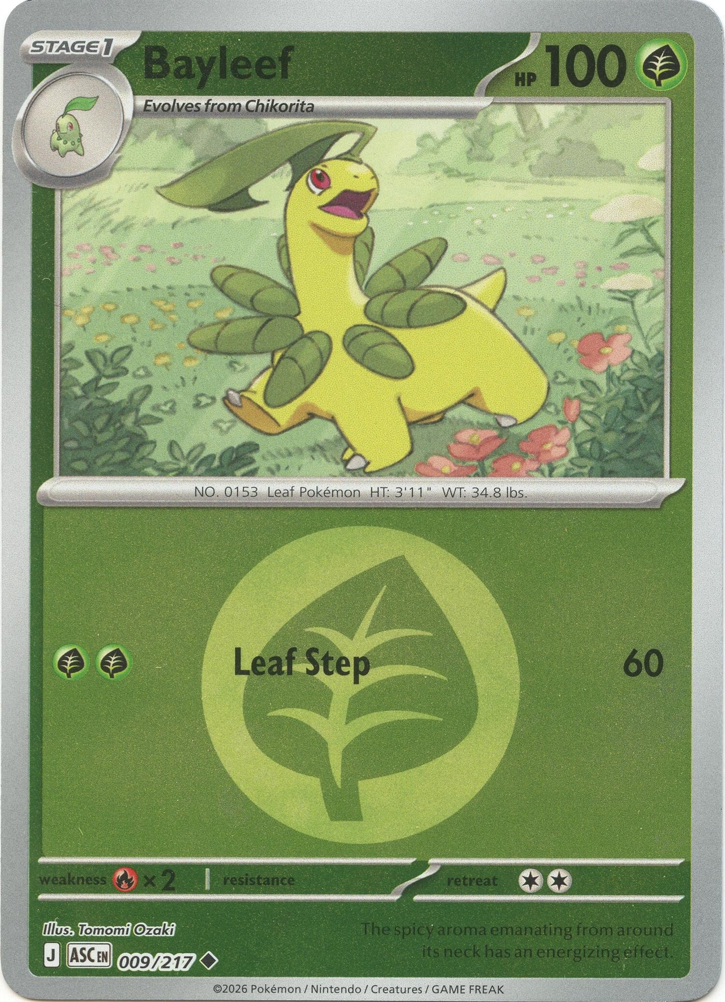 Bayleef (Energy Symbol Pattern) (009/217) (ASC)