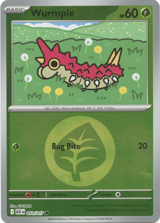 Wurmple (Energy Symbol Pattern) (011/217) (ASC)