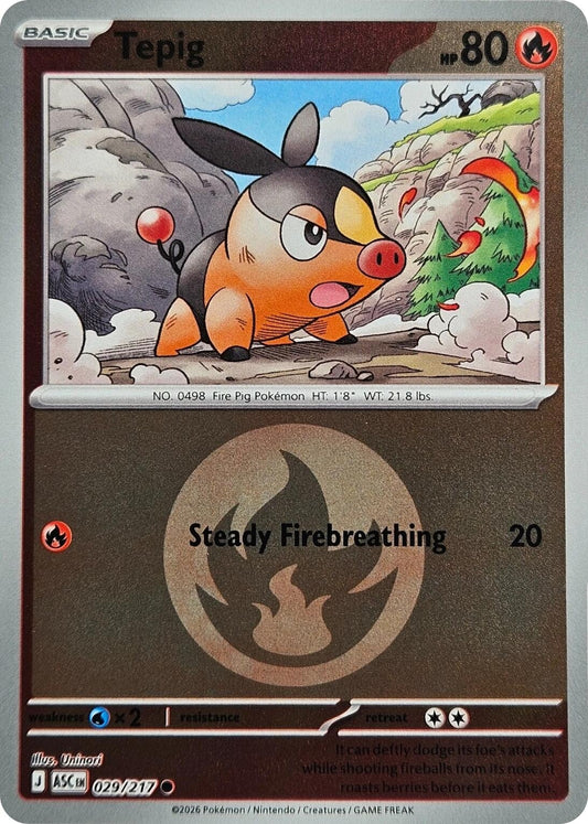 Tepig (Energy Symbol Pattern) (029/217) (ASC)