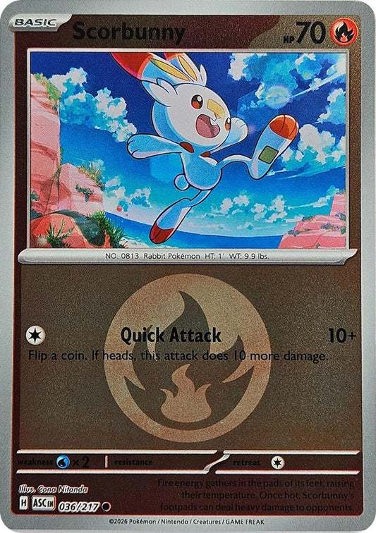 Scorbunny - 036/217 (Energy Symbol Pattern) (036/217) (ASC)