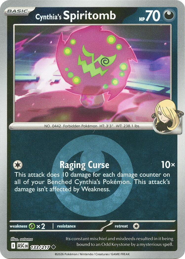 Cynthia's Spiritomb - 133/217 (Energy Symbol Pattern) (133/217) (ASC)