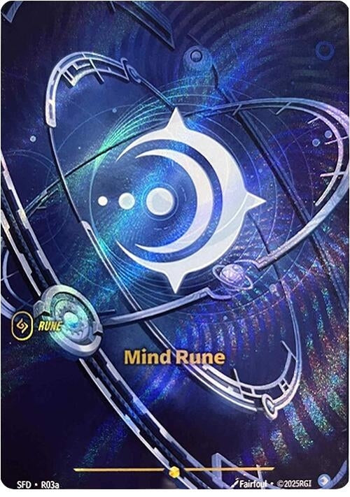 Mind Rune (Alternate Art) (R03a) (SPF)