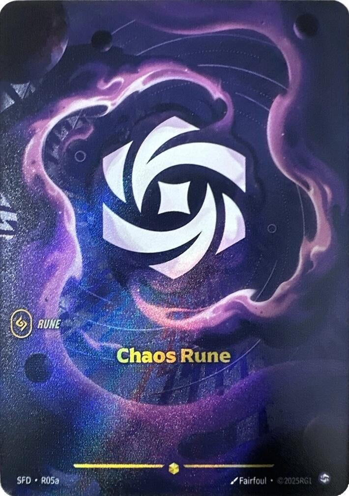Chaos Rune (Alternate Art) (R05a) (SPF)