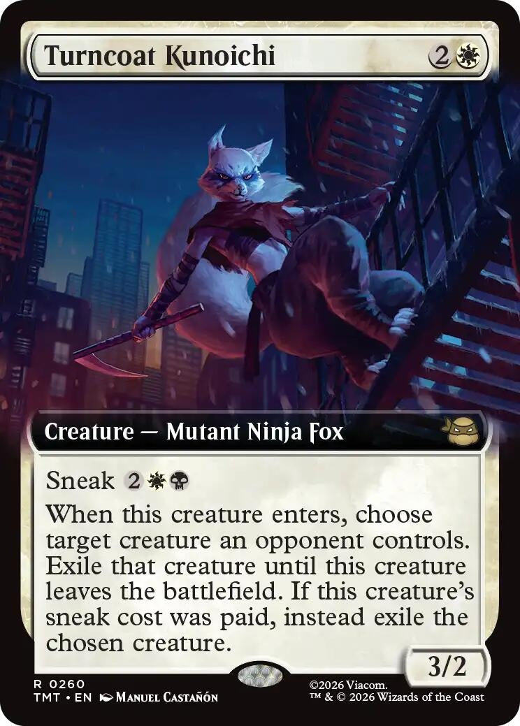 Turncoat Kunoichi (Extended Art) (260) (TMT)