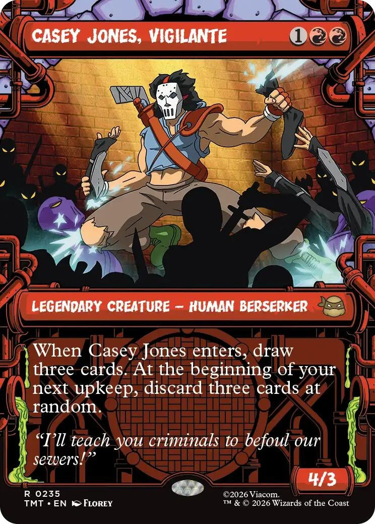 Casey Jones, Vigilante (0235) (Showcase) (235) (TMT)