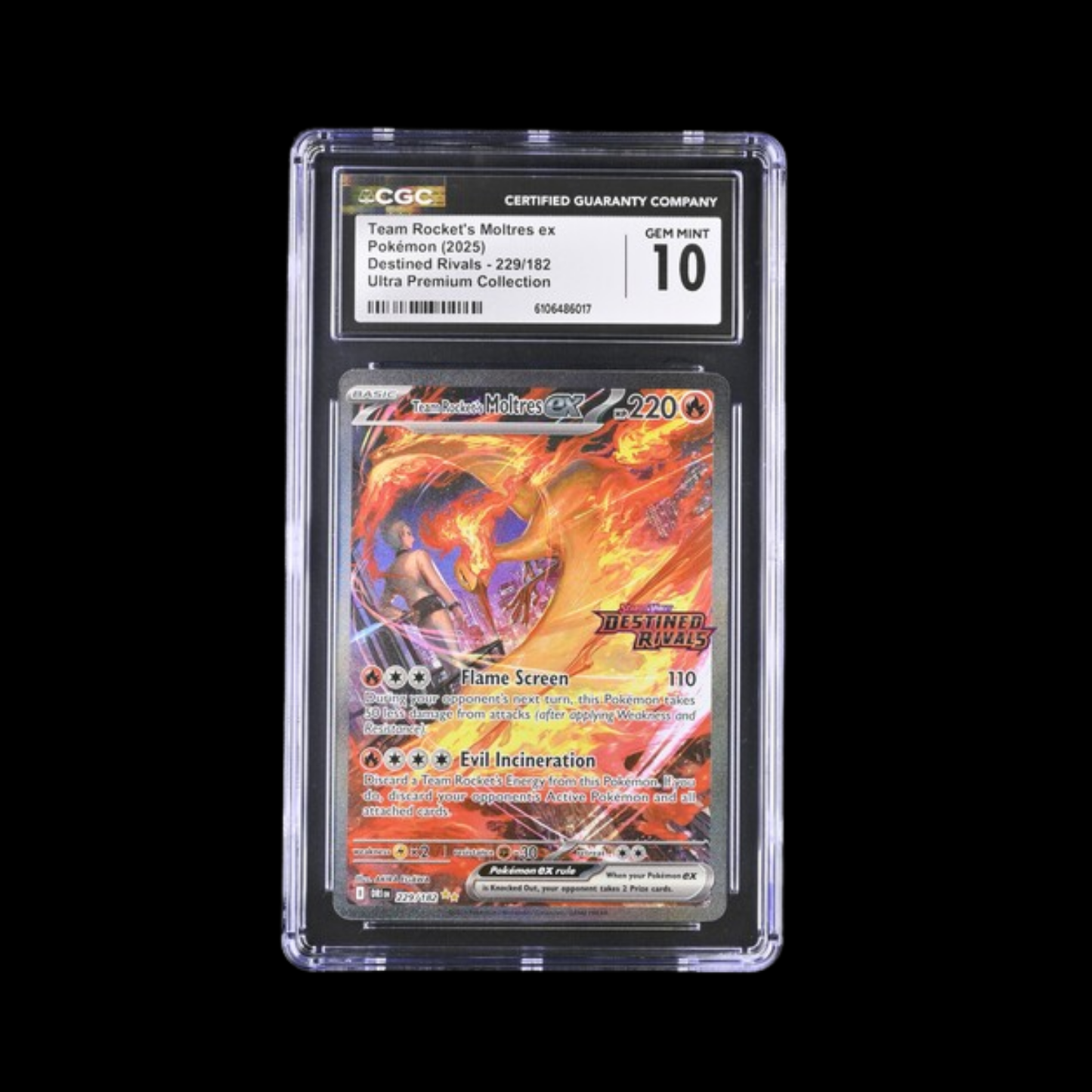 Pokemon Slab Moltres 229 Stamped CGC 10 Gem 2025