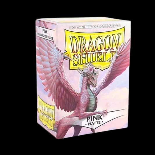 Dragon Shield Matte Pink Sleeves 100x
