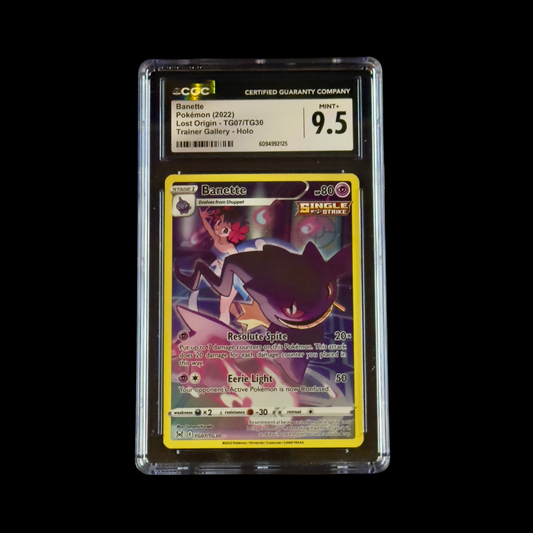 Pokemon Slab Banette TG07 CGC 9.5 Mint+ 2022
