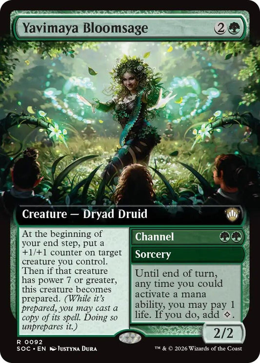 Yavimaya Bloomsage (Extended Art) (92) (SOC)