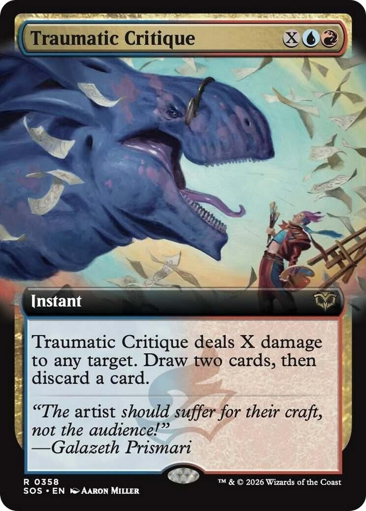 Traumatic Critique (Extended Art) (358) (SOS)