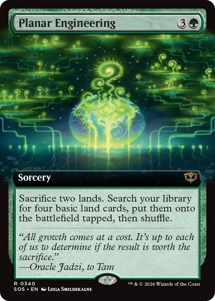 Planar Engineering (Extended Art) (340) (SOS)