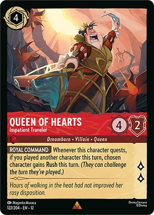 Queen of Hearts - Impatient Traveler (122/204) (12)