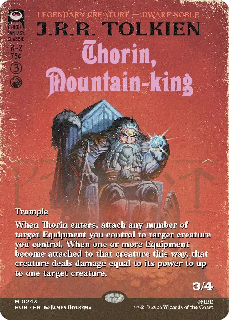 Thorin, Mountain-king (Borderless) (243) (HOB)