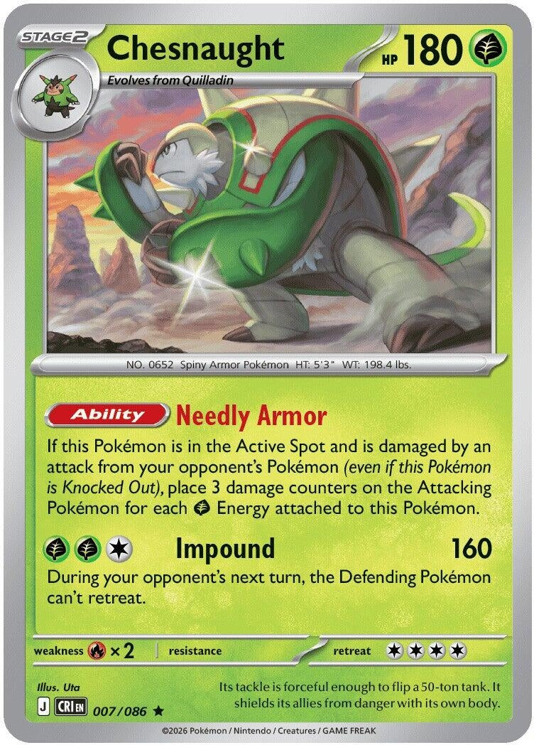 Chesnaught (007/086) (CRI)