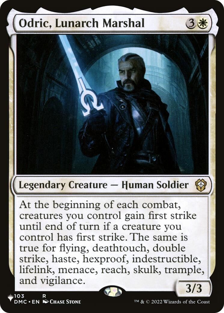 Odric, Lunarch Marshal (DMC) (103) (LIST)