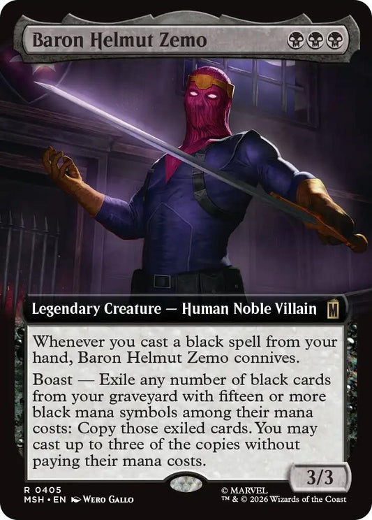 Baron Helmut Zemo (Extended Art) (405) (MSH)