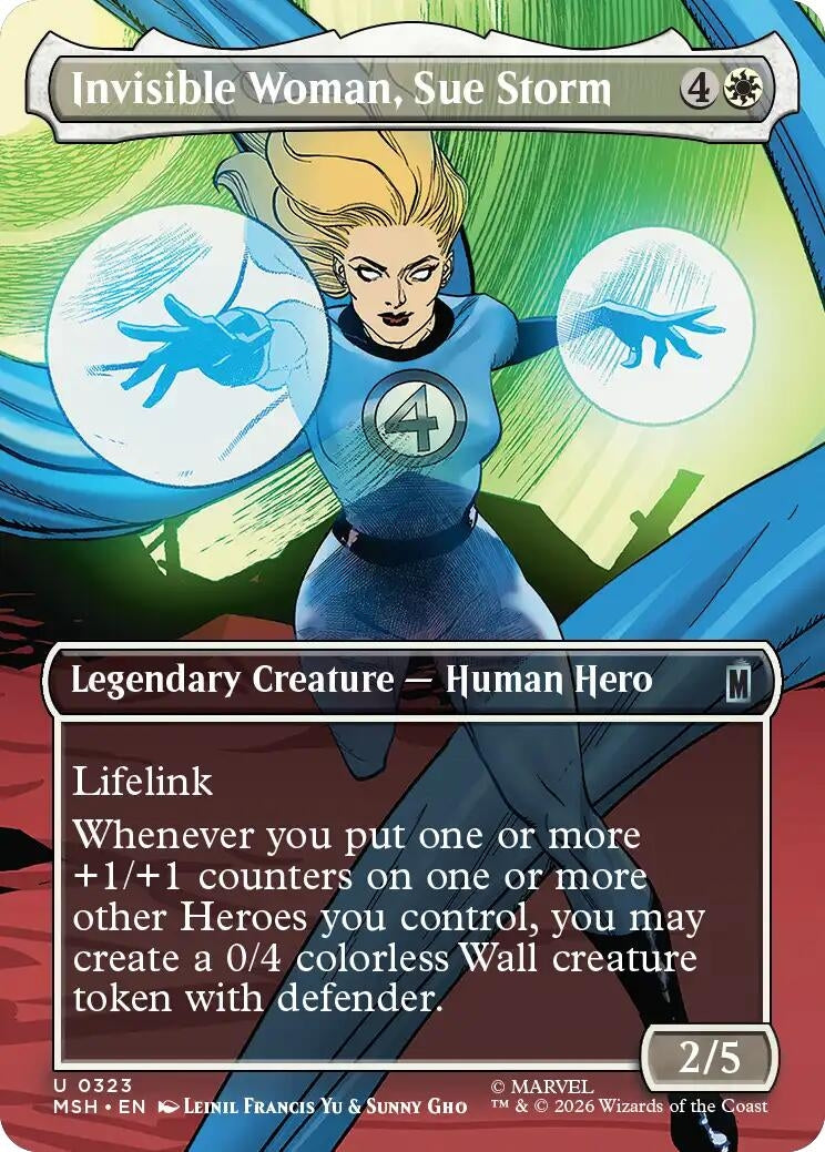 Invisible Woman, Sue Storm (Borderless) (323) (MSH)