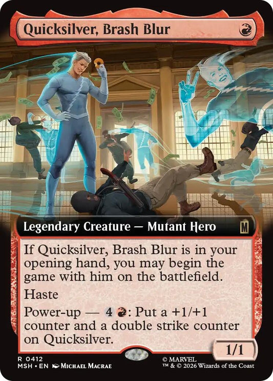 Quicksilver, Brash Blur (Extended Art) (412) (MSH)