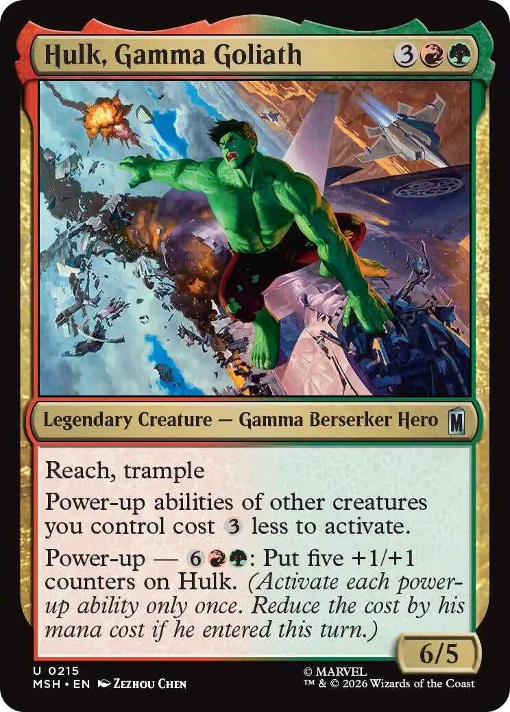 Hulk, Gamma Goliath (215) (MSH)