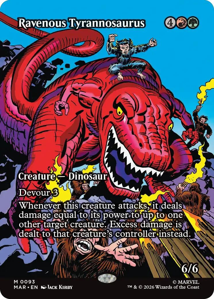 Ravenous Tyrannosaurus (Borderless) (93) (MAR)