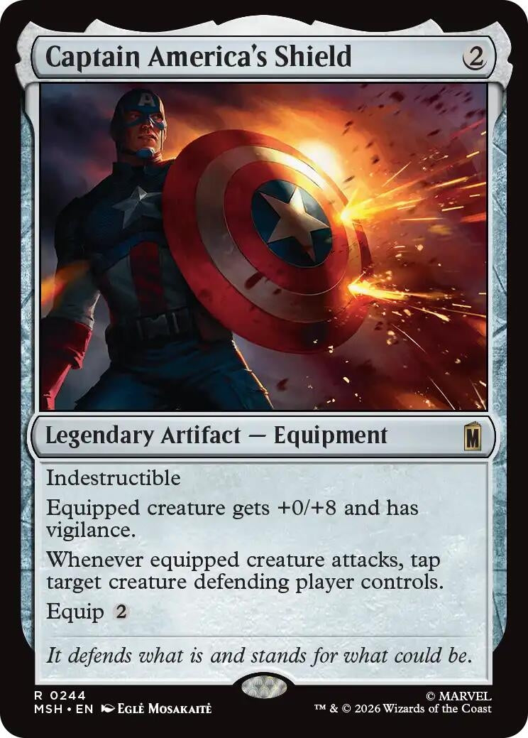 Captain America's Shield (244) (MSH)