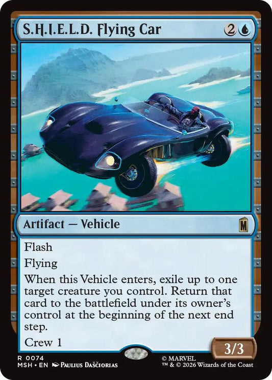 S.H.I.E.L.D. Flying Car (74) (MSH)