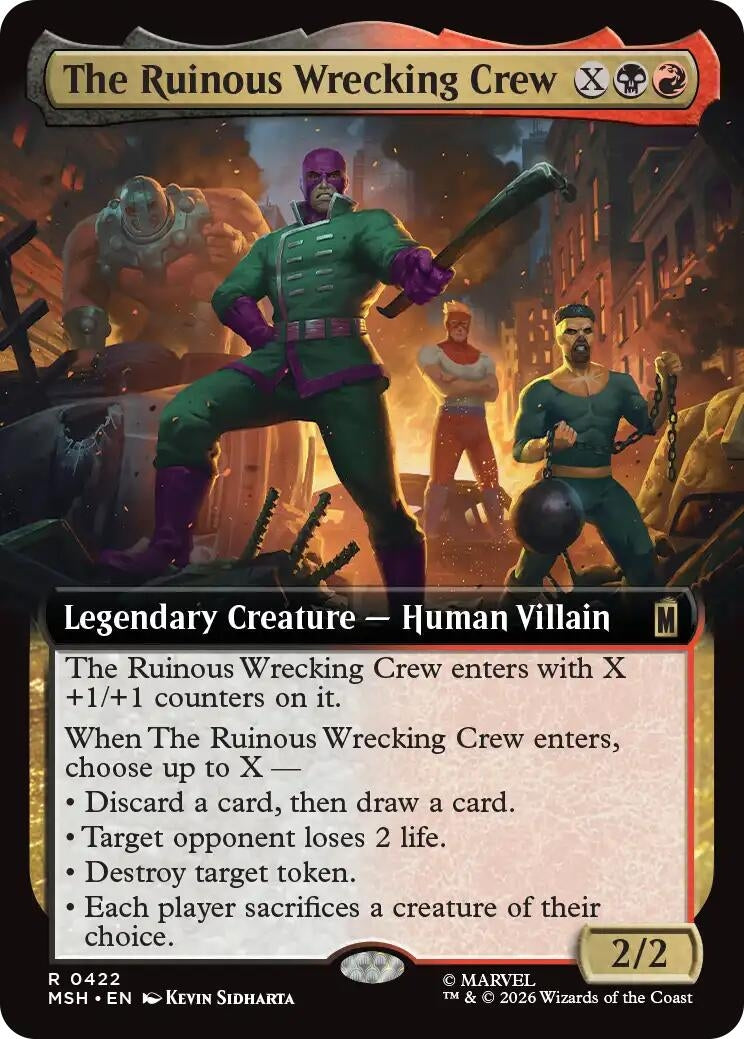 The Ruinous Wrecking Crew (Extended Art) (422) (MSH)